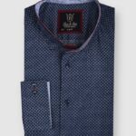 NAVY BLUE PRINTED SHIRT