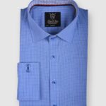 MINI GINGHAM SKY BLUE SHIRT