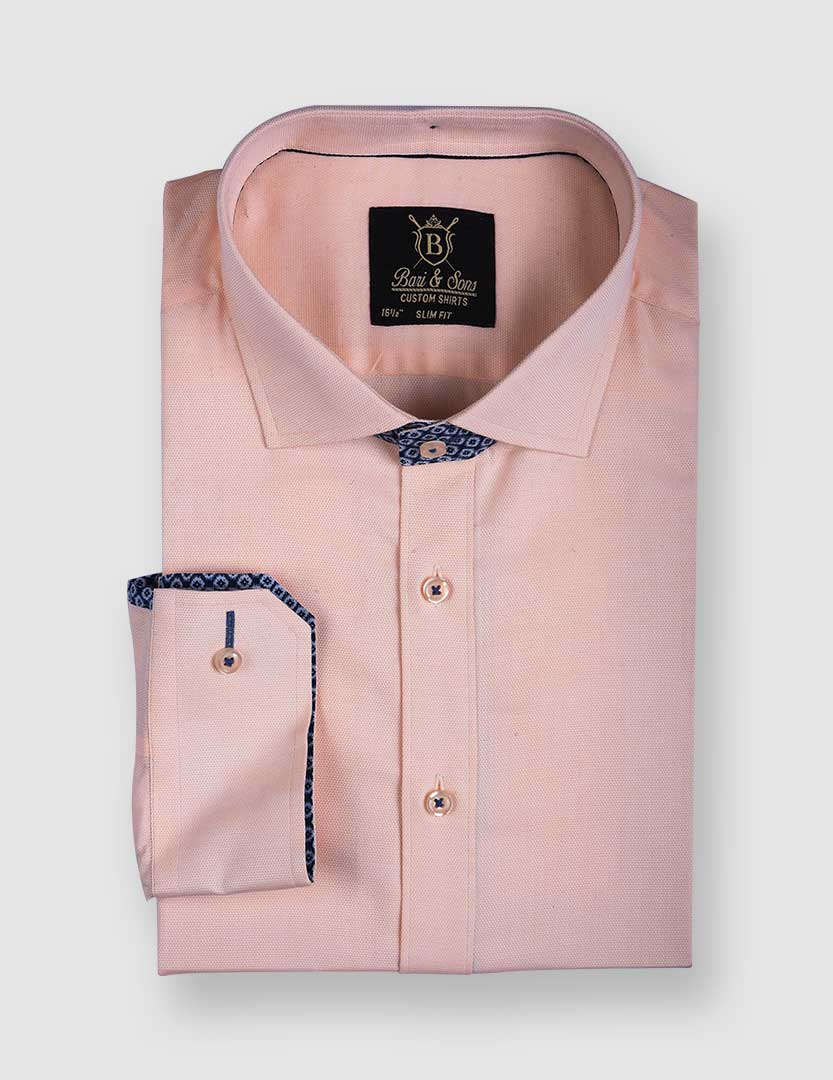 MICRO DIAMOND PEACH SHIRT