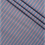 SKY BLUE WITH THIN RED STRIPES