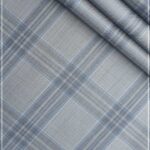 BROAD CHECK IN MIX OF OLYMPIC & TURKISH BLUE