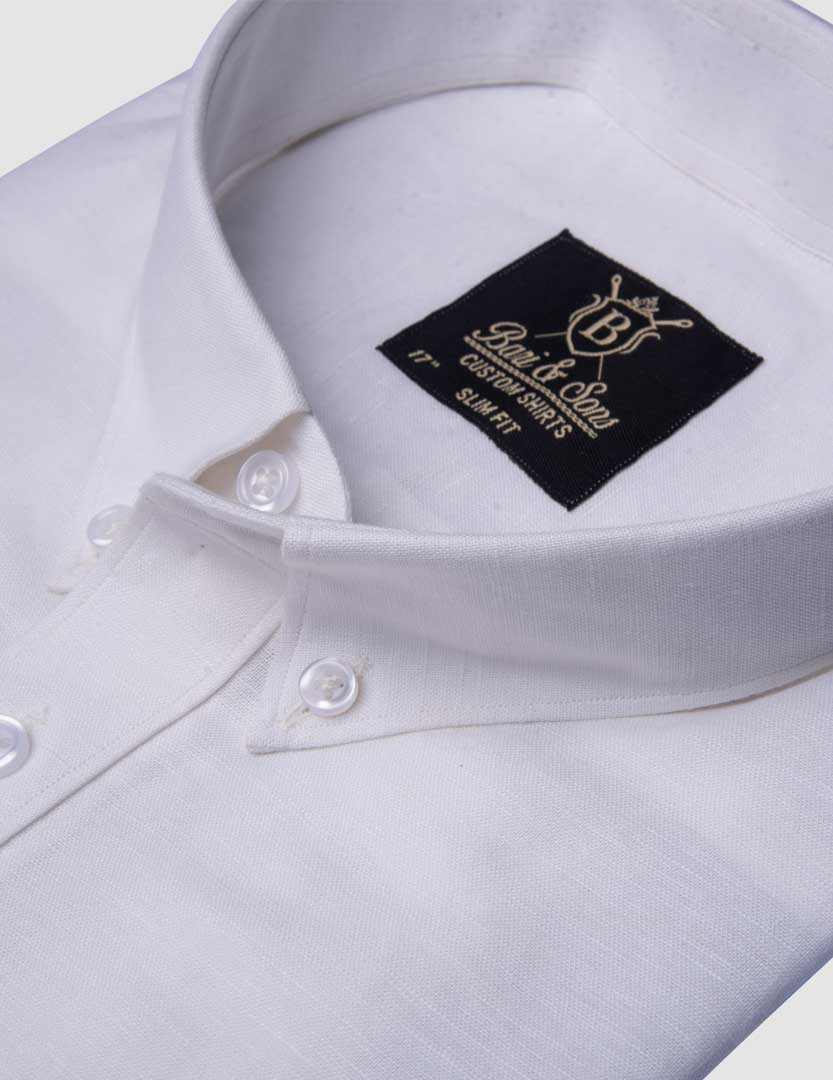 WHITE FINE SHIRT - Image 2