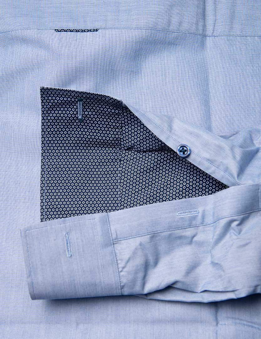 SKY BLUE TWIN COLLAR SHIRT - Image 5